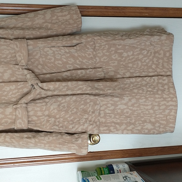 L.A.M.B Gwen Stefani Wool Blend Trench Coat - Picture 4 of 13